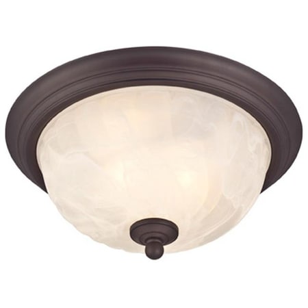 Westinghouse Westinghouse 62309 2 Light Exterior Flush-Mount Fixture; Oil Rubbed Bronze 169634